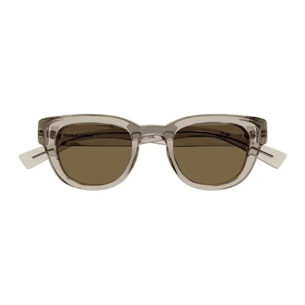 NEW SAINT LAURENT SUNGLASSES, SL675 004 BROWN UNISEX EYEWEAR SL 675 004